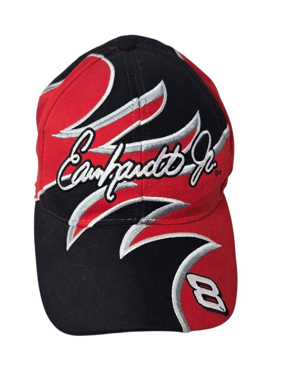 Vintage Dale Earnhardt Hat Snapback #3 Sharktooth Style NASCAR Competitors View